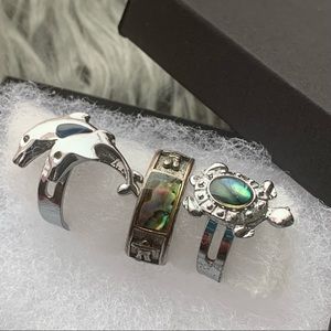 Lot of three  Assorted Rings